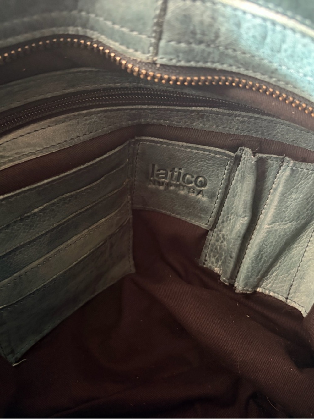 LATICO Camila Shoulder Bag in Denim - Picture 8 of 8